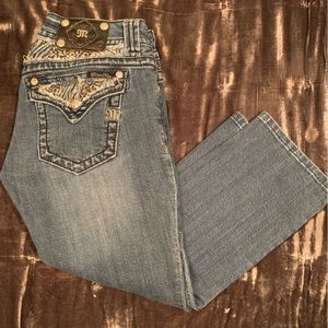 Miss Me Cuffed Capri